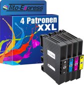 PlatinumSerie 4x inkt cartridge alternatief voor RICOH GC-41 GC41