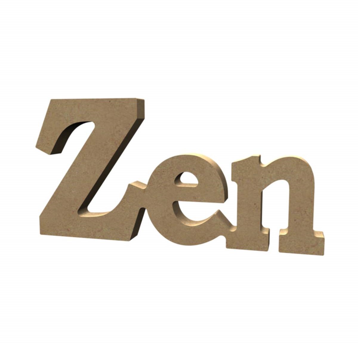Gomille MDF decoratiefiguur Zen knutselplezier multicolor.