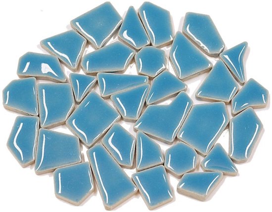 speelgoed mosaïque Colorful Mosaics Flip Mini Uni Blauw Caraïbes 100 g.