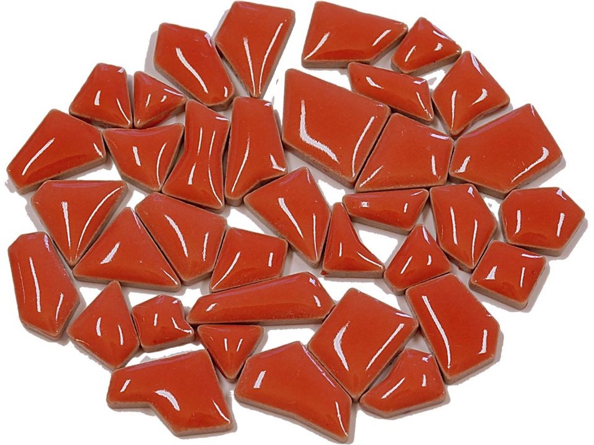Colourful Mosaics speelgoed mozaïek Flip Mini Uni kersenrood 100 gr.