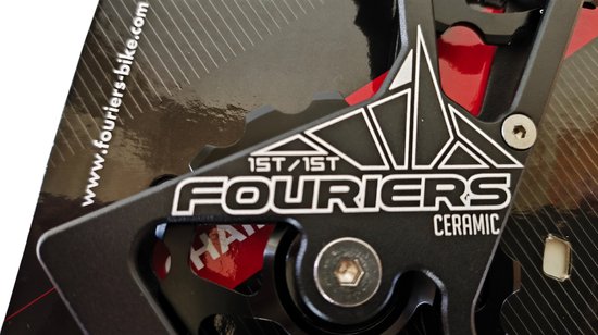 Cage de dérailleur surdimensionnée FOURIERS (CT-DX017-SR1515) - Usinée CNC - Cage et poulie en aluminium - 15 dents/15 dents - Roulements en céramique - Zwart - SRAM RED / SRAM FORCE / SRAM RIVAL (11 vitesses / max. 28 dents)