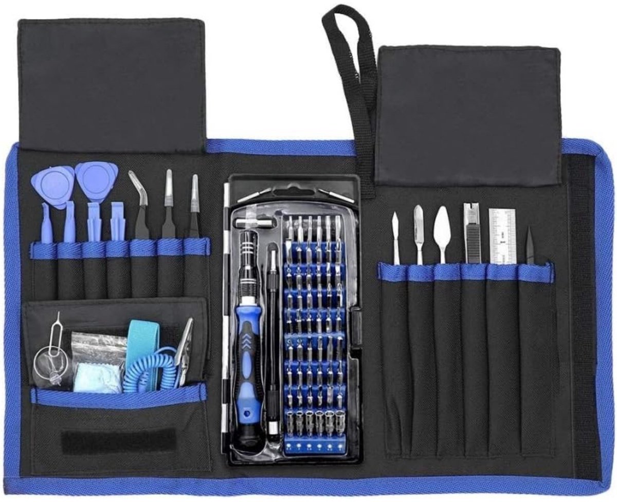 Magnetisch Schroevendraaier Reparatieset (56 bits) - geschikt voor Huawei,Samsung - 80 in 1 - incl. Antistatische Armband