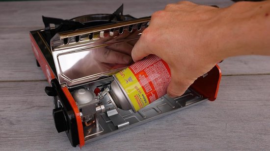 Industrieel campingkooktoestel premium incl. draagkoffer 1-vlammig gasfornuis - voor pannen van 12-26 cm 1500004232 — afbeelding 4