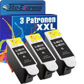 PlatinumSerie 3x cartridge alternatief voor Samsung INK-M210 Black