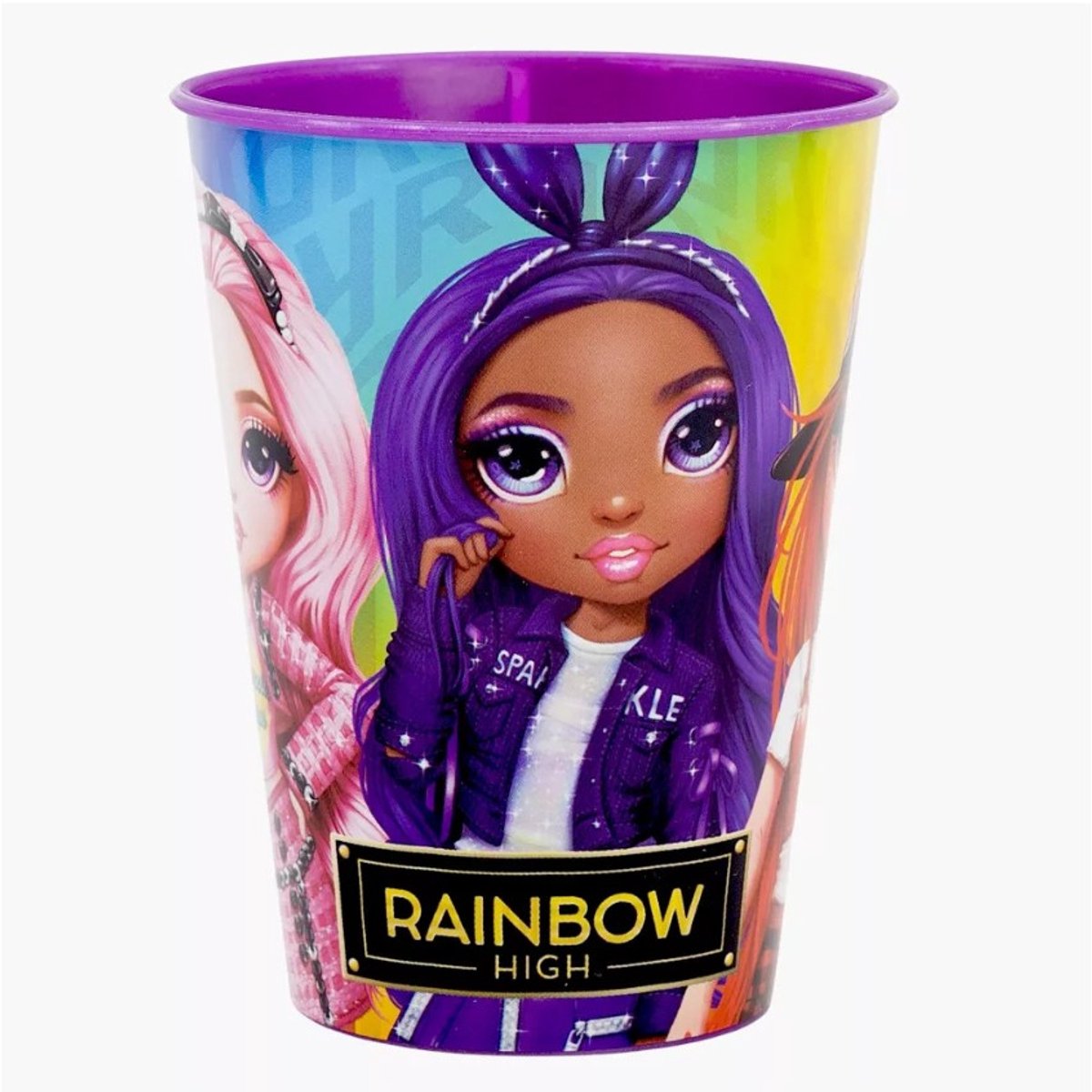 Rainbow Hoge beker, kunststof 260 ml, Kunststof beker rainbow, Beker Rainbow, Rainbow