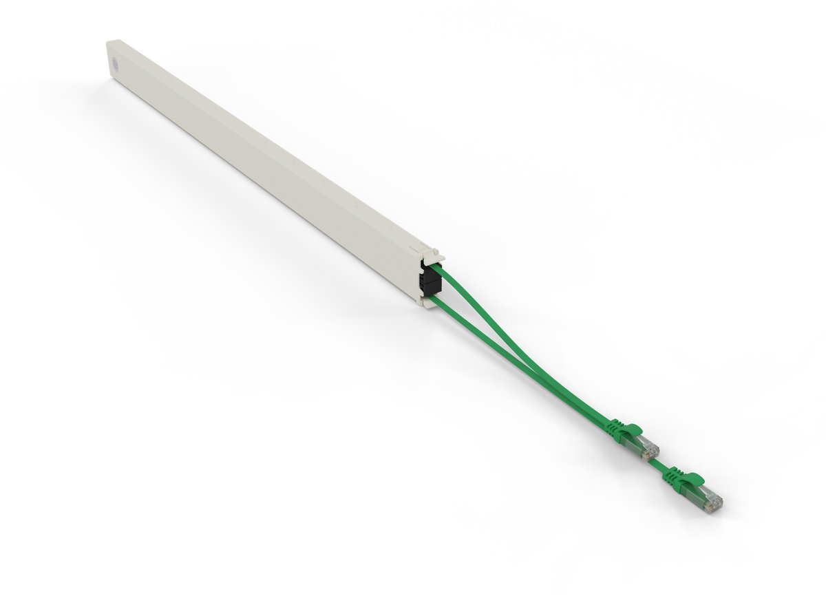PATCHBOX CONE46UTPGR netwerkkabel Groen 2,5 m Cat6a U/UTP (UTP)