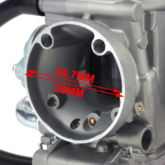 Geschikt voor 36mm carburateur, motorfiets ATV KFX 400 carburateur voor LTZ400 ATV 2003-2007 KFX400 2003-2006 Raptor 350 YFM350 2004-2006 2014 LTK400 2003-2007 DVX400 2004-2008 KSF400 van Merkloos	 — afbeelding 2