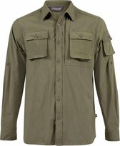 Life-Line Jowan Heren Anti-insect Overhemd In Olive - Maat: XXL