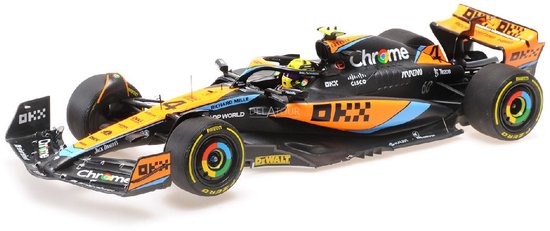 Miniature Minichamps McLaren F1 Team MCL60 - Lando Norris, GP Abu Dhabi 1/43