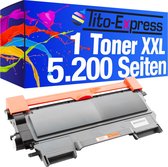 PlatinumSerie®1 Mega XXL Black Toners alternatief voor Brother TN-2220, 5.200 pagina's,