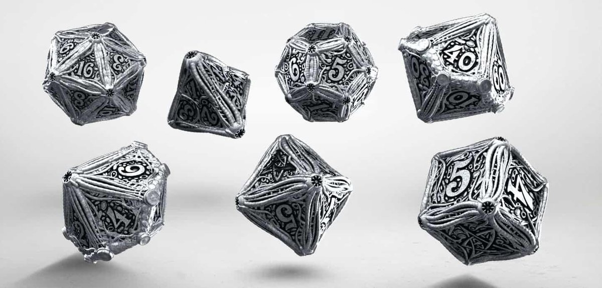Polydice Set Q-Workshop Metal Call of Cthulhu
