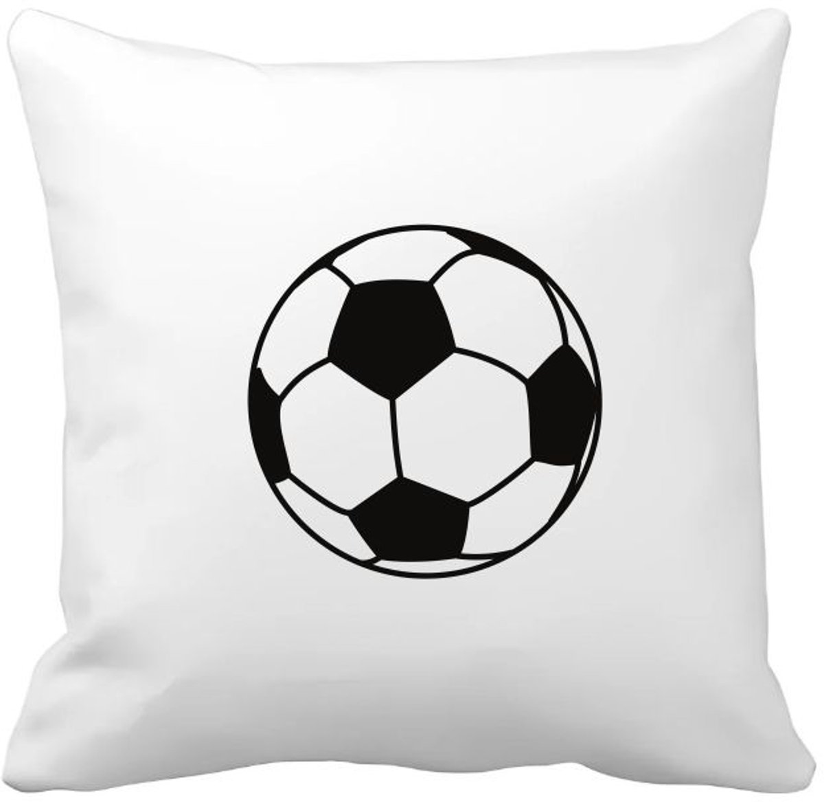 Akyol ballen Kussen hoes - Voetbal - voetballers - sport - goal - baller - 40 bij 40 cm Multicolor