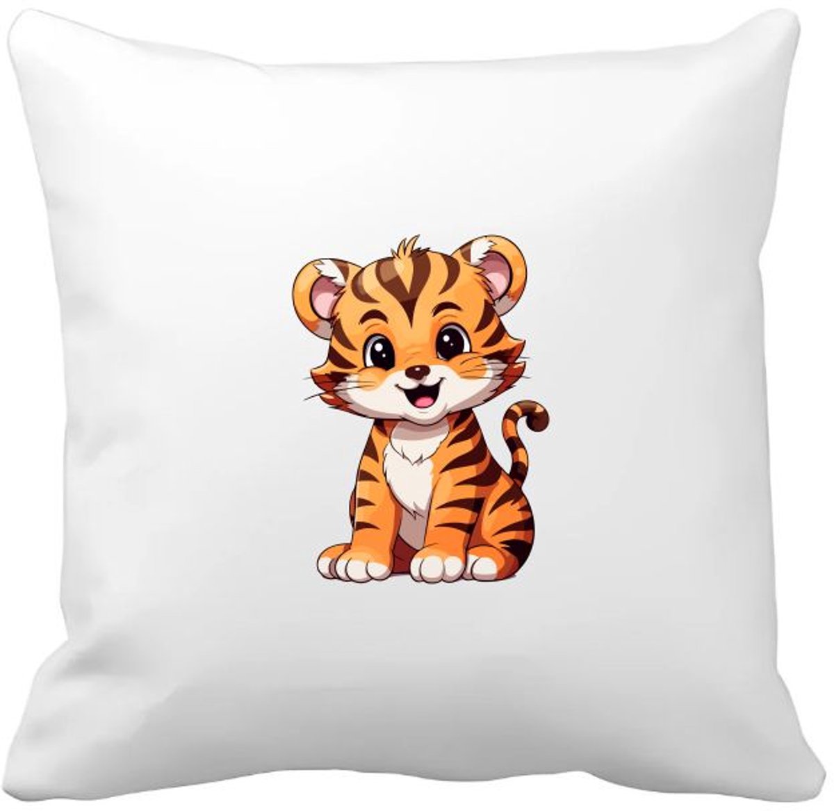 Akyol tijgers Kussen hoes - Tijger - dieren liefhebbers - katachtigen - dierentuin - koning van de jungle - 40 bij 40 cm Multicolor