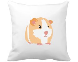 Akyol - cavia's Kussen hoes - Cavia - dieren liefhebbers - knaagdier - hamster - dieren - 40 bij 40 cm