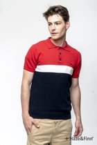 Polo streep Navy/Wit/Rood (MC11-0212 - navy/rood)