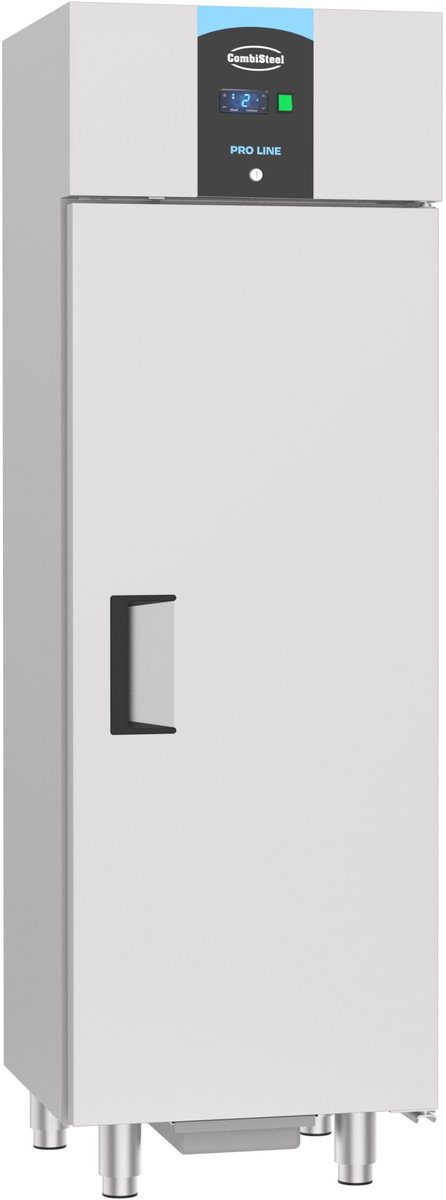 Combisteel Koelkast - PRO LINE - 400L - RVS-2°C/+8°C - Geforceerd - 600x600x1950mm - Horeca Koelkast Grijs