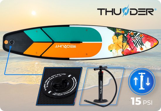 THUNDER NOX SUP Board - Opblaasbaar - 320 cm - Complete Set