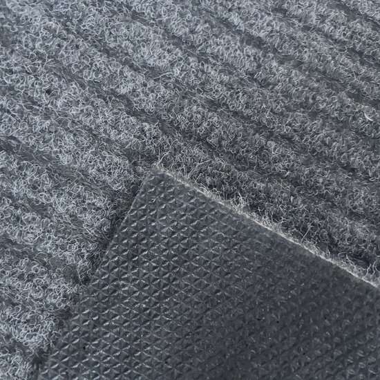 JYG Rug STRIPE - Tapis de cuisine - Tapis de cuisine - Antidérapant - 100x250cm - Grijs