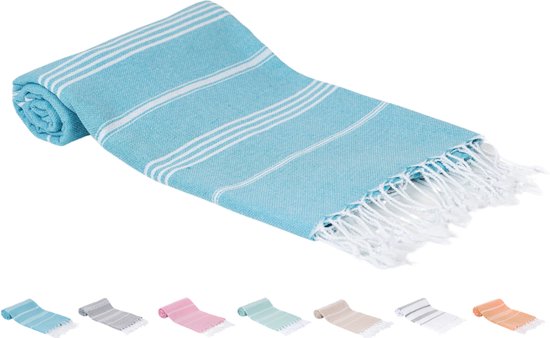 Hamamdoek roze van 100% zacht katoen | Merk: Beachie