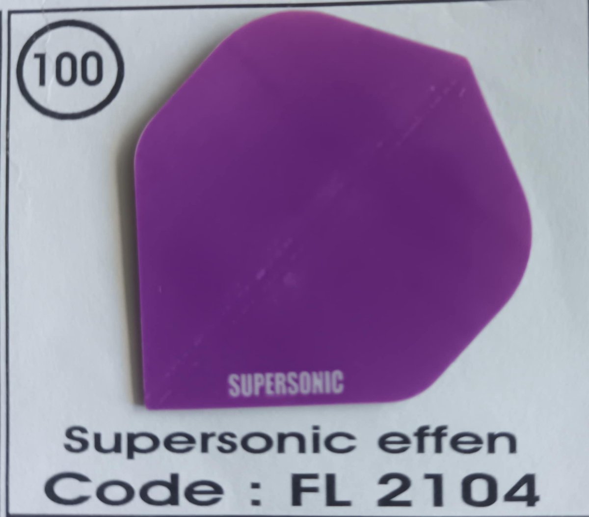 Dart Flights - 10 sets (30 stuks) - 100 micro - Supersonic - FL2104