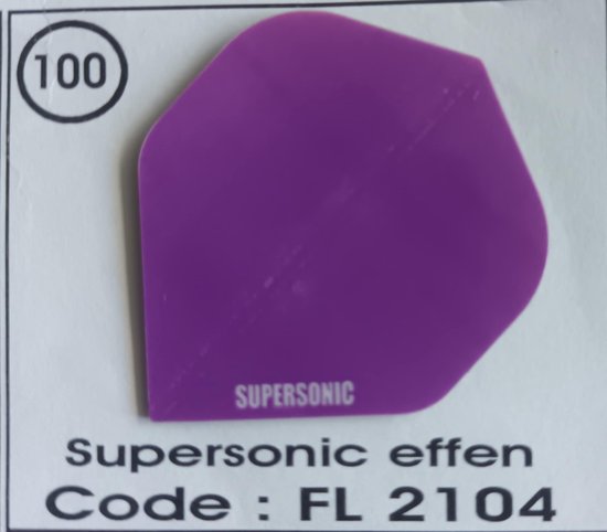 Dart Flights - 10 sets (30 stuks) - 100 micro - Supersonic - FL2104