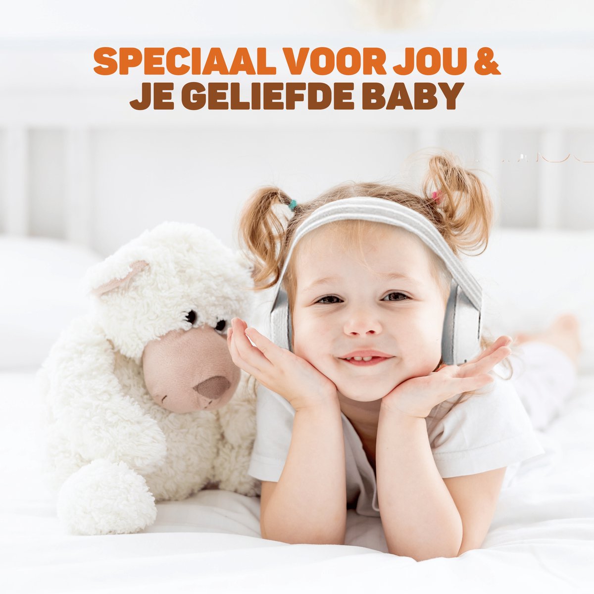 Vulpes Goods® BabyCare - Gehoorbescherming Kinderen PRO - Gecertificeerde Baby Oorkappen - Geschikt voor Baby en Peuter tot 36 maanden - 25 dB Geluidsreductie voor maximale Gehoorbescherming - Incl. 3 hoofdbanden & reistas – foto 8