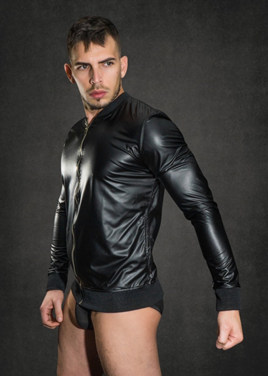 Dale mas kinky boy jacket - black black xs-s