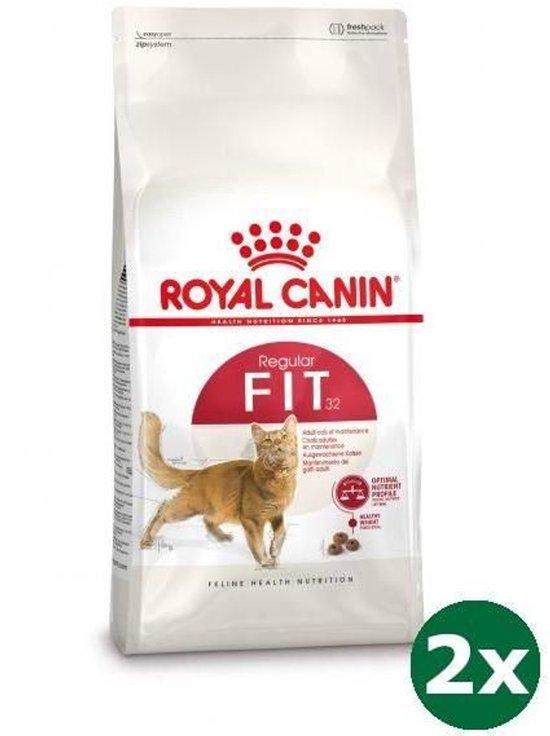 Royal canin fit kattenvoer 2x 2 kg