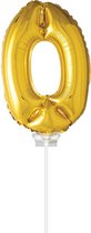 Folie Ballon Goud "0" (40CM)