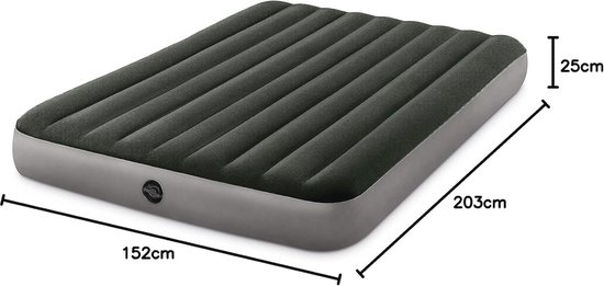 Queen Dura-beam Luxe Luchtbed - Comfortabel en Duurzaam van Intex — afbeelding 4