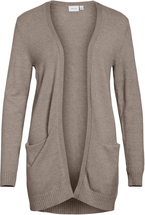 Gilet Vila Viril Open L/s Knit Cardigan - Noos 14044041 Falcon/ Melange Femme Taille - M