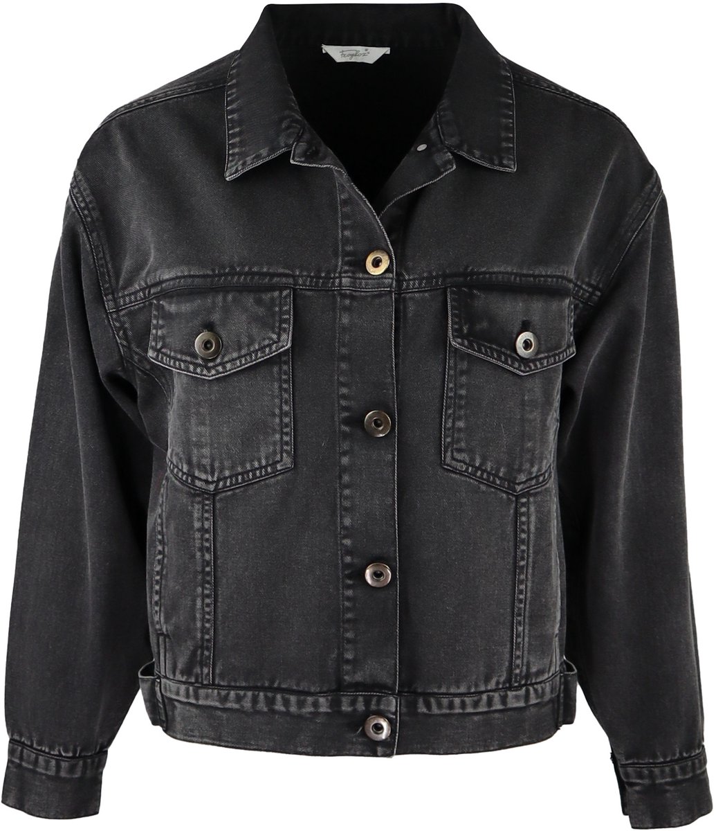 Frogbox • zwart denim jasje • maat S