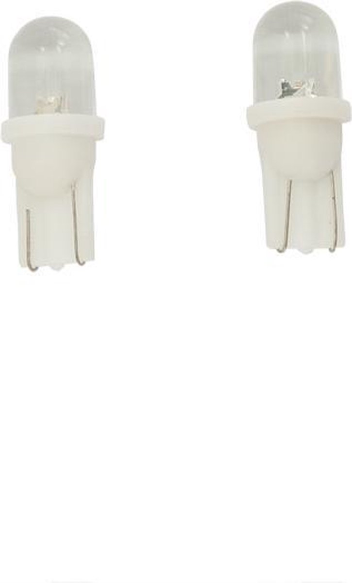 AutoStyle T-10 LED Lampen 12V Wit, set à 2 stuks