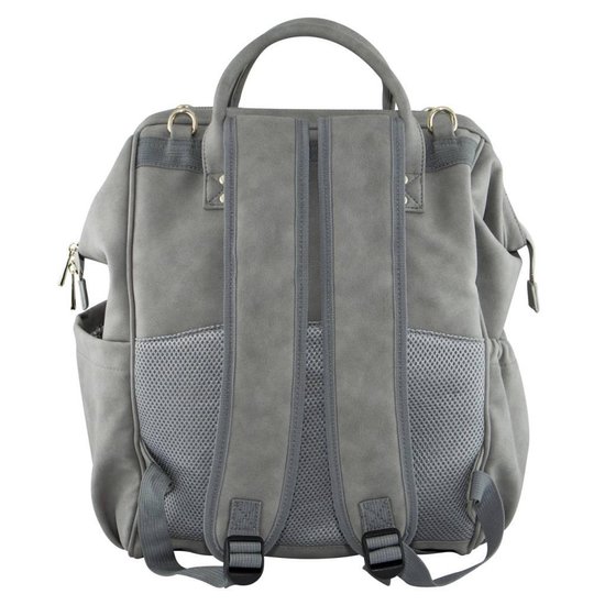 Isoki Luiertas Byron Backpack - Toorak Stone Grey Grijs — afbeelding 3