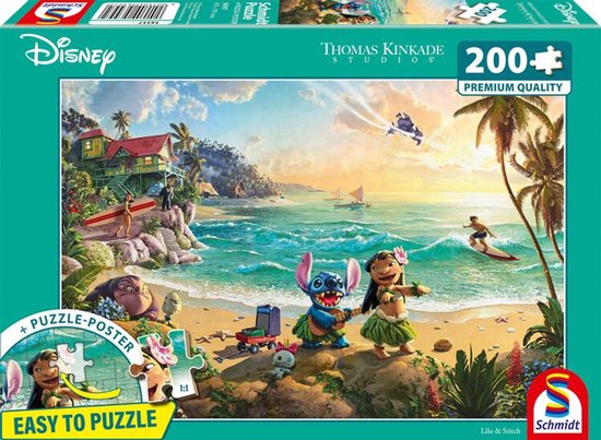 Schmidt Disney, Lilo & Stitch, 200 stukjes.