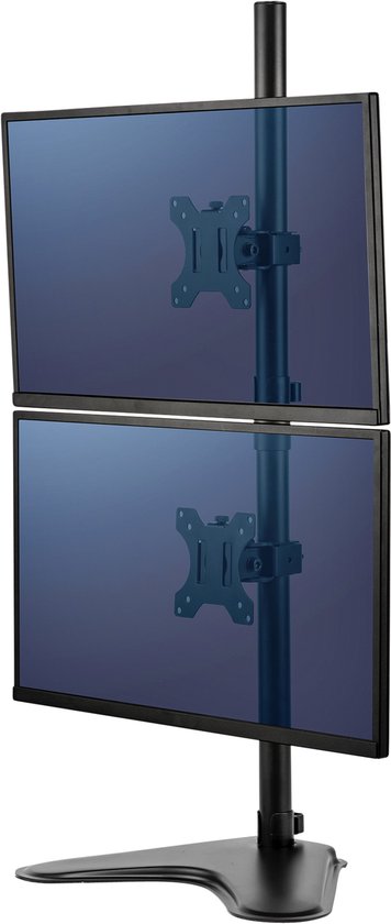 Fellowes Seasa – Monitor arm – 2 schermen – Vrijstaand – Verticaal – Zwart