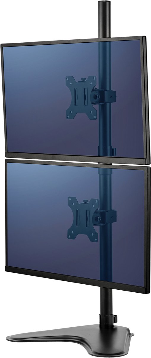 Fellowes Seasa Monitor arm 2 schermen verticaal , 32 inch, Vrijstaand Zwart