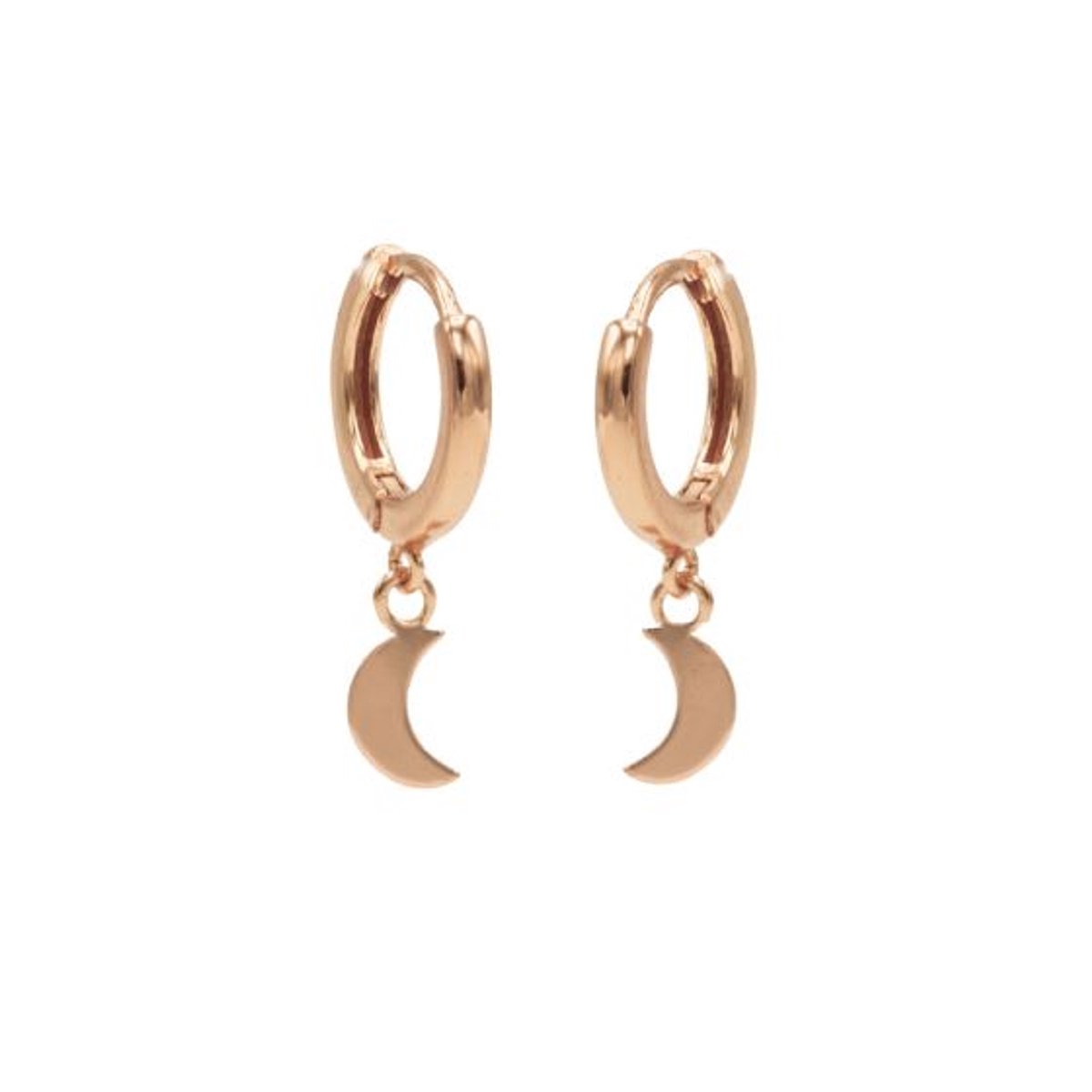 Karma Oorringen Hinged Hoops Moon Rosé