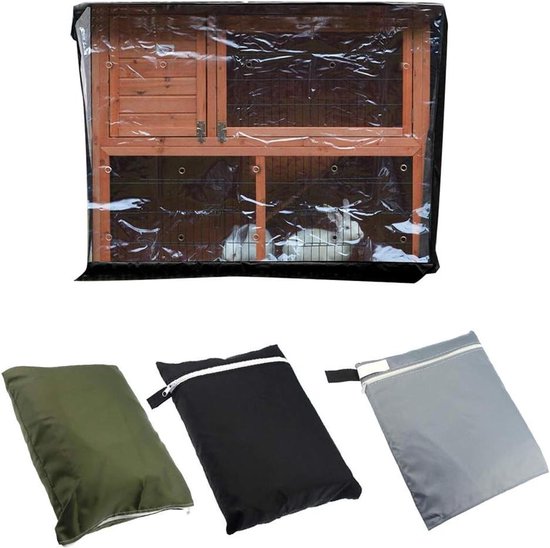 Housse Imperméable Pour Clapier à Double Lapin Avec Revêtement En