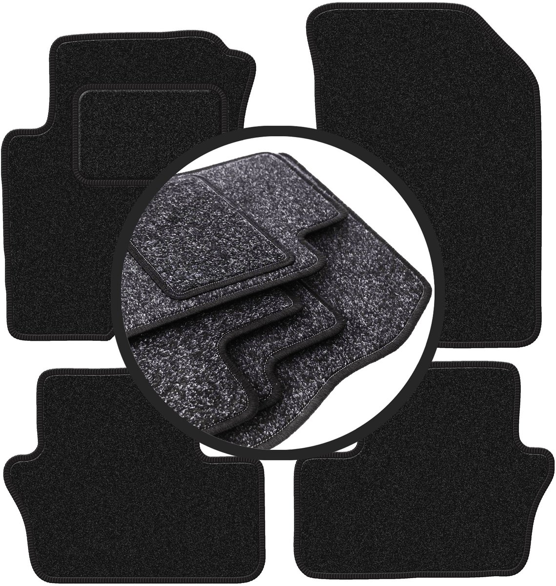 ANTHRA automatten voor: Dodge Caliber hatchback (2006-2011)