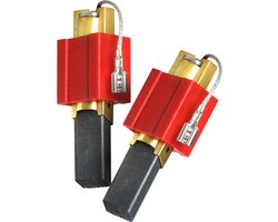 2x Dparts koolborstel in houder geschikt voor Miele wasmachine - koolborstels nr. 4297410 - 4297411 - 4297412 - 4297413