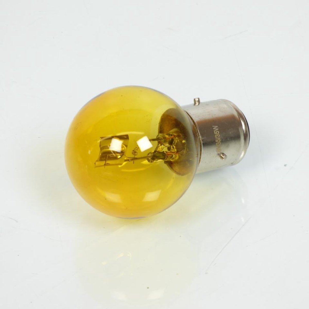 gele lamp ba21d 6v 35/35w 3 pins voor motorfiets oude auto nieuw
