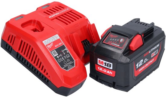 Milwaukee M18 FCHS-121B 18V Li-Ion accu Kettingzaag set (1x 12Ah accu) - 400mm — afbeelding 5