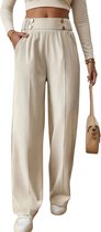 Pantalon Livano Femme - Chino - Pantalon de golf - Pantalon élégant - Taille élastique - Adultes - Abricot - L