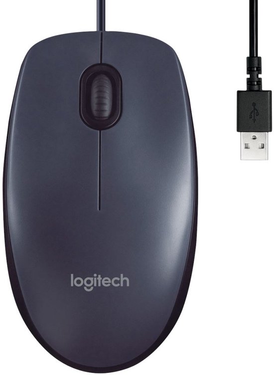 Logitech B100 - Muis - Zwart