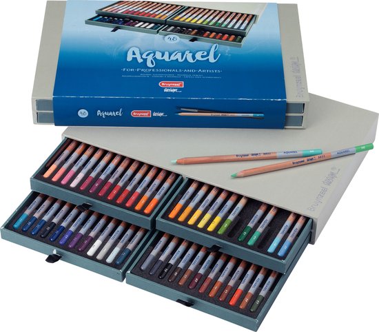 Bruynzeel Aquarelpotloden box 48