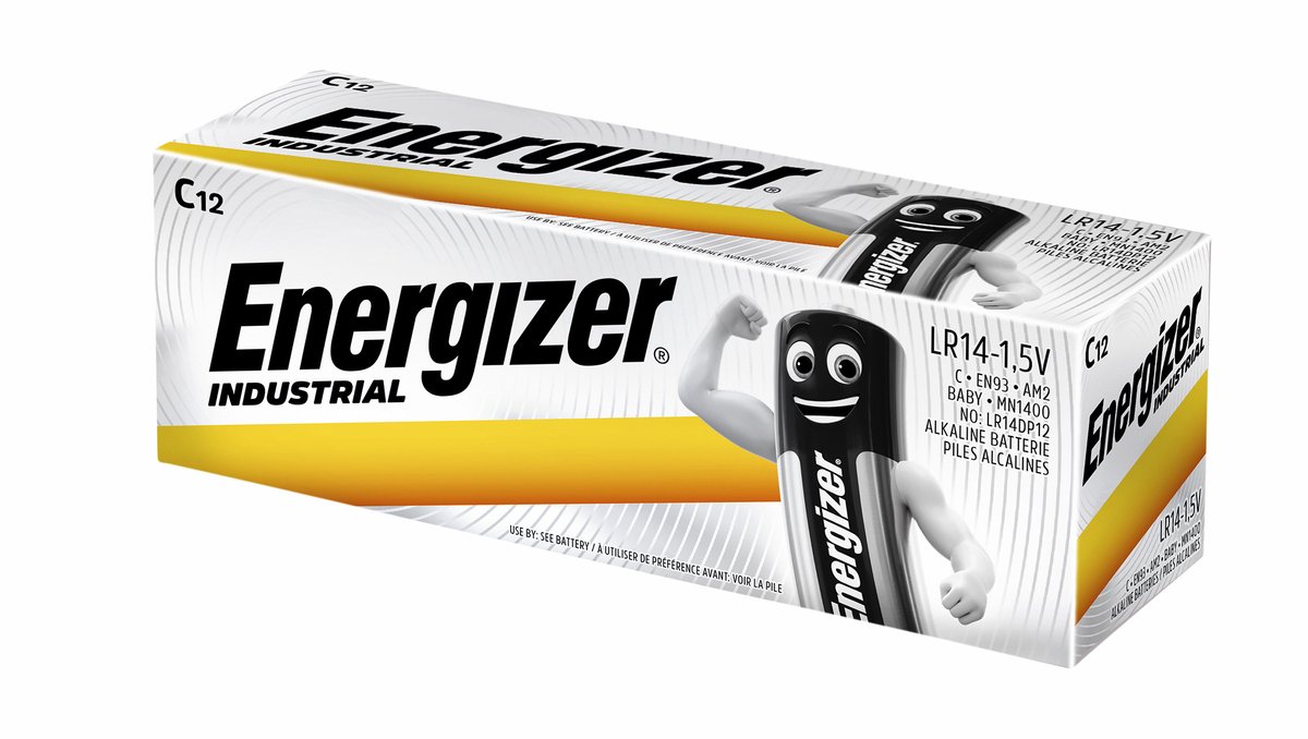 Energizer - Industrial Alkaline Batterij C/lr14/e93, 12 Stuks