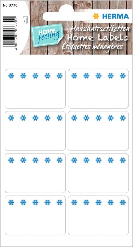 Étiquettes congelées Herma 3770 - 26x40mm - Wit - 10 paquets de 7 feuilles à 56 pièces - paquet avantage