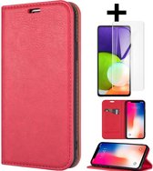 Apple iPhone X/ XS Rico Vitello Magnetic Wallet case/book case cover couleur Rouge