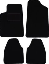 Zwarte veloursmatten voor: Peugeot 607 sedan (1999-2010)